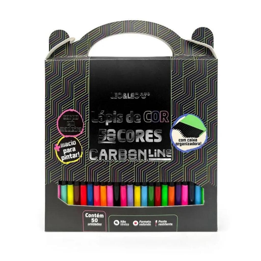 Lápis De cor Carbon Line Super Soft Leo & Leo Macio - Material Escolar - Vários Modelos