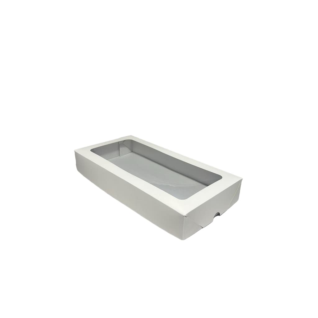 CAIXA TRANSPORTE 50 DOCES COM VISOR 35X17,5X5 CM (10 UNIDADES)