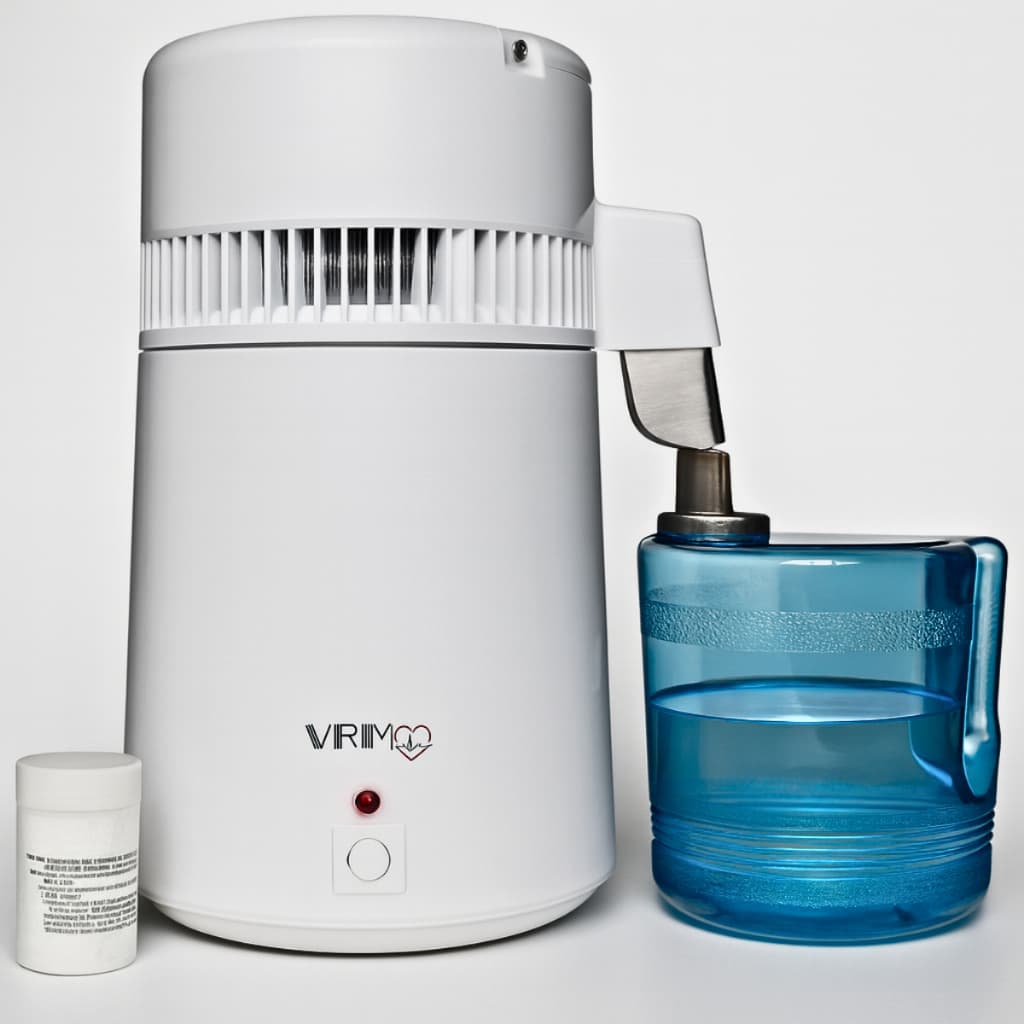 Destilador De Água Para Uso Em Autoclaves Cuba Inox + 1 Filtros