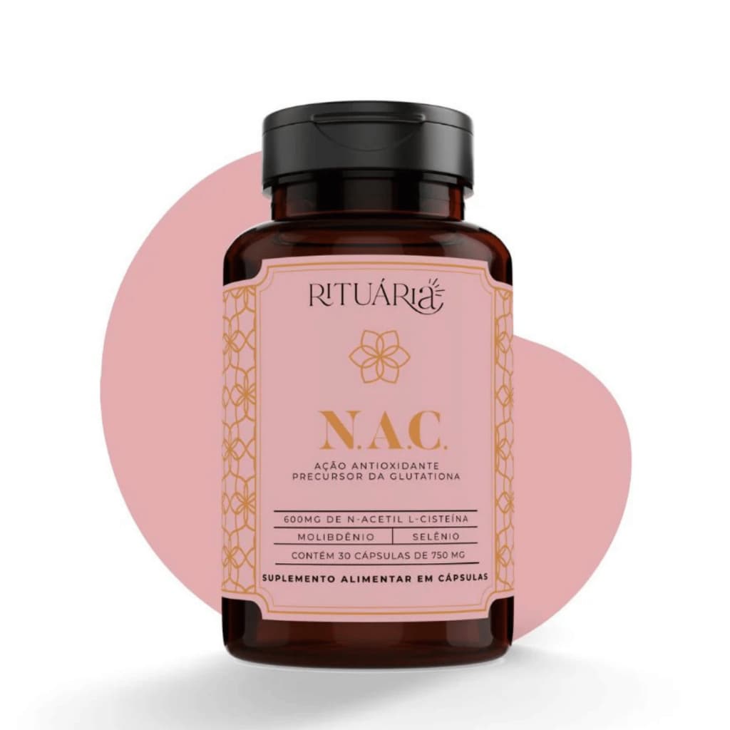 Fórmula NAC Rituária 30 cáps Antioxidante  Glutationa