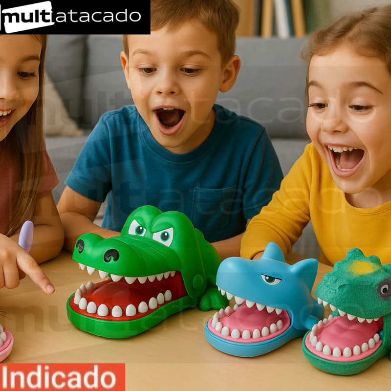 Tubarão Dente Fecha Boca Morde Dedo Dentista Shark Attack