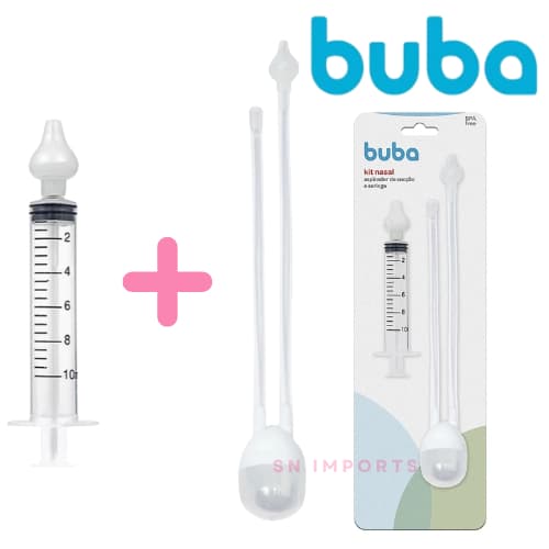 Kit Lavagem Nasal e Seringa Buba