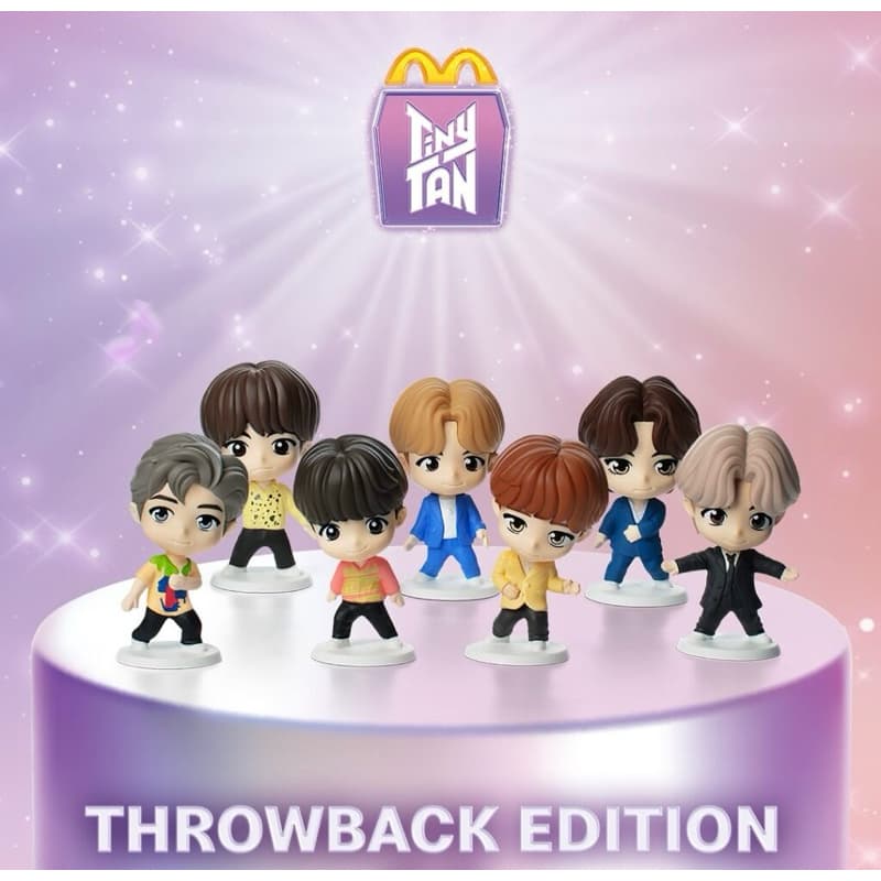 Bonecos BTS TinyTan x Mc Donald’s | Throwback Edition | Lacrados 2025
