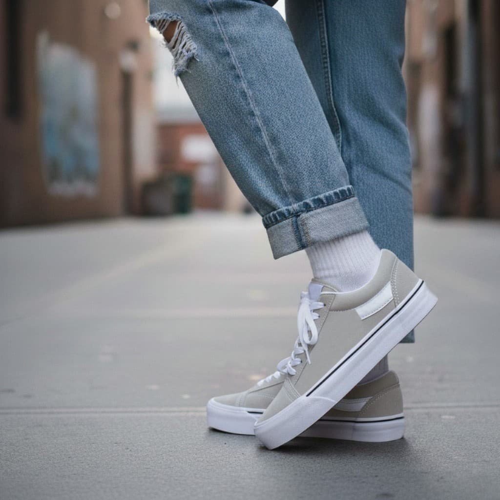 Tênis Skate Streetwear Unissex Feminino Masculino, Cinza, Preto, Branco, Rosa, 34 ao 43, Casual, Old