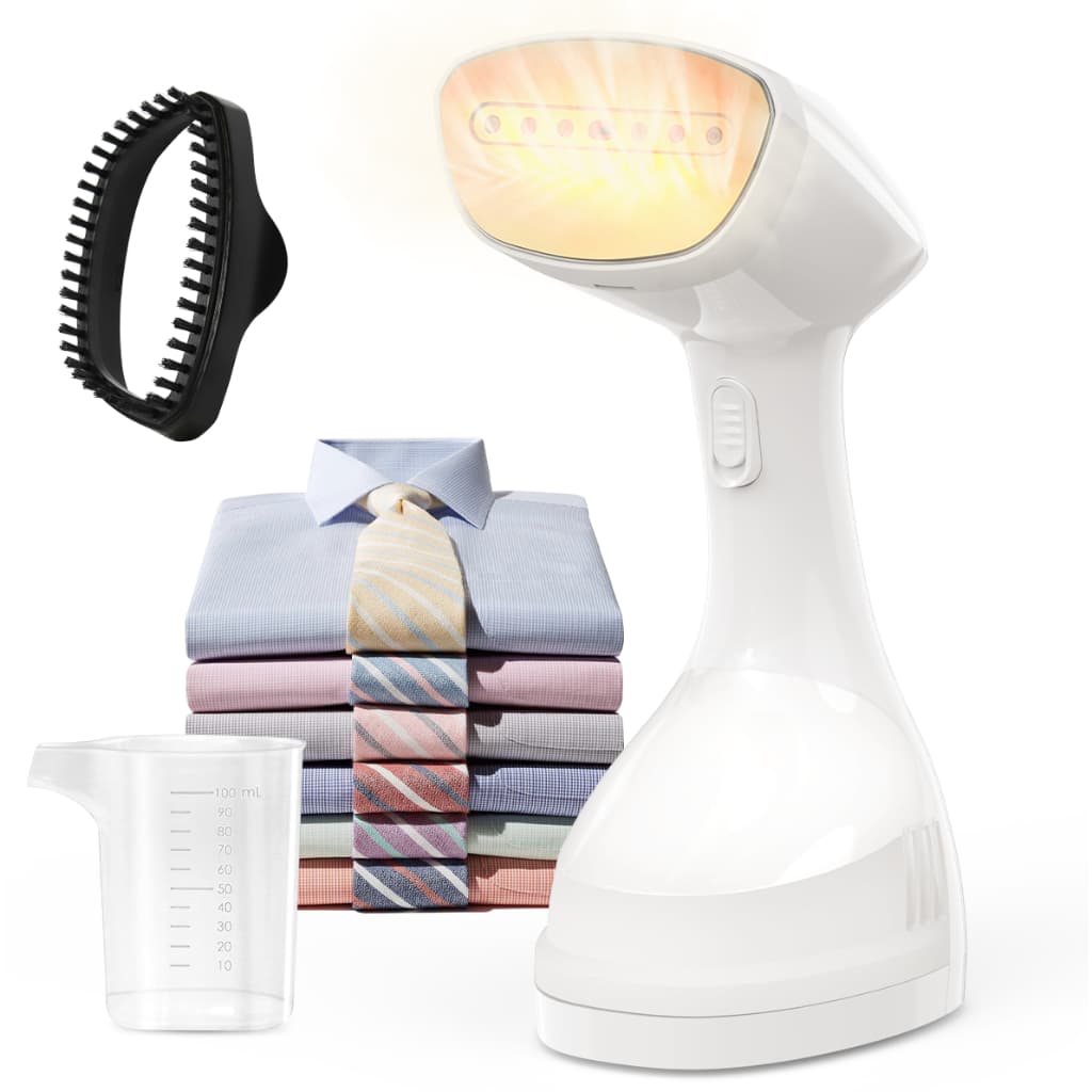 Vaporizador De Roupa portátil 2 em 1 de Aquecimento rápido Remove rugas Desinfecção a vapor para Roupas, Tecidos, Viagem