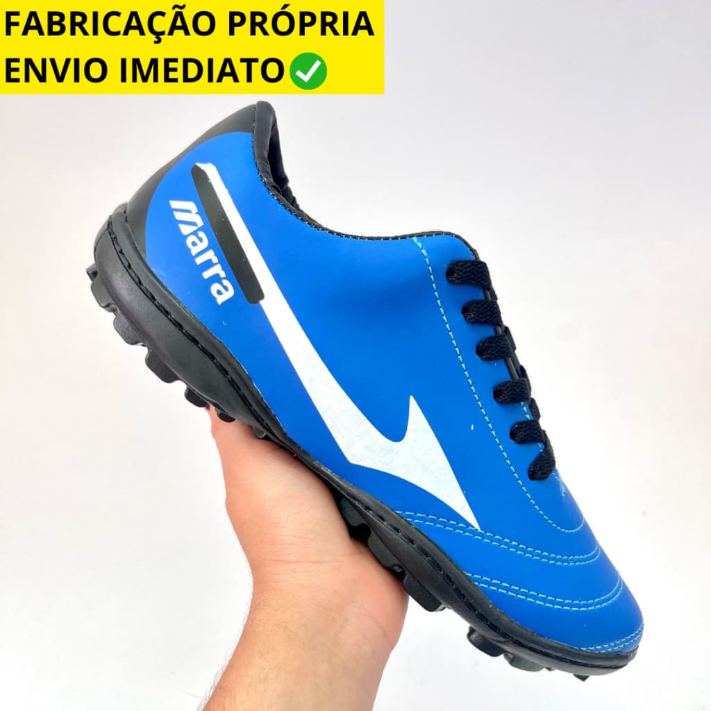 Chuteira Futsal/Society • Costurada Durável Leve Ideal p/ Quadra Salão ou Gramado Sintético PROMOÇÃO