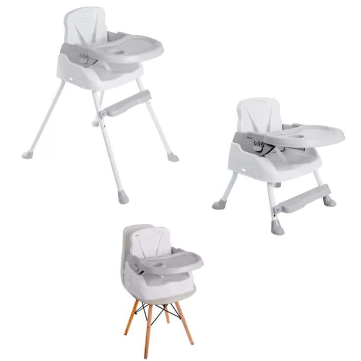 Cadeira de alimentação bebê portátil 3 em 1 Styll Baby Seggura cadeirão Infantil Desmontável