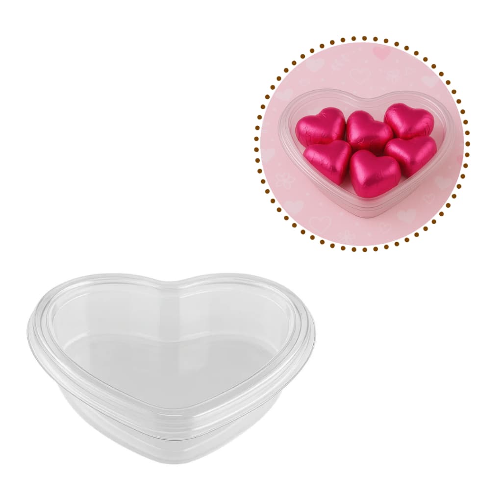 50 UN EMBALAGEM DOCE CORAÇÃO IDEAL PREMIUM 260 ML G620 GALVANOTEK PREMIUM Off//