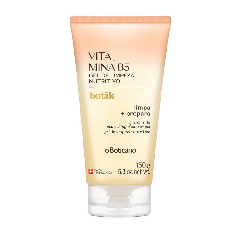 Gel de Limpeza Facial Nutritivo Vitamina B5 Botik 150g o boticario