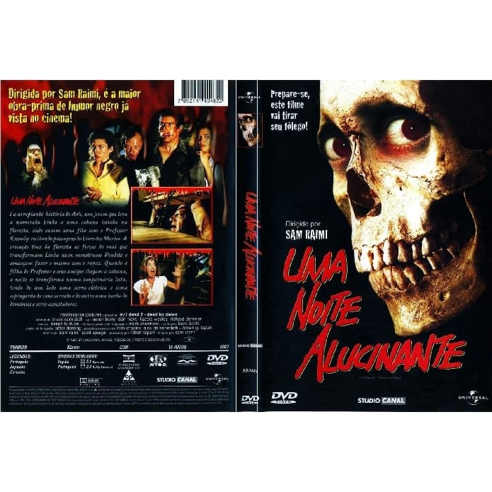 DVD Uma Noite Alucinante A Morte do Demônio 1981 Dual Aúdio/Dublado HD1080p