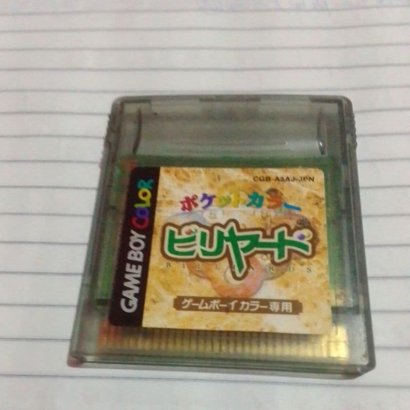 Cartucho de Game Boy Pocket Color Billiards original