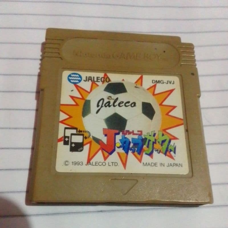 Cartucho de Game Boy Jaleco J. Cup Soccer original