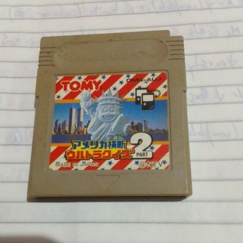 Cartucho de Game Boy America Oudan Ultra Quiz 2 original