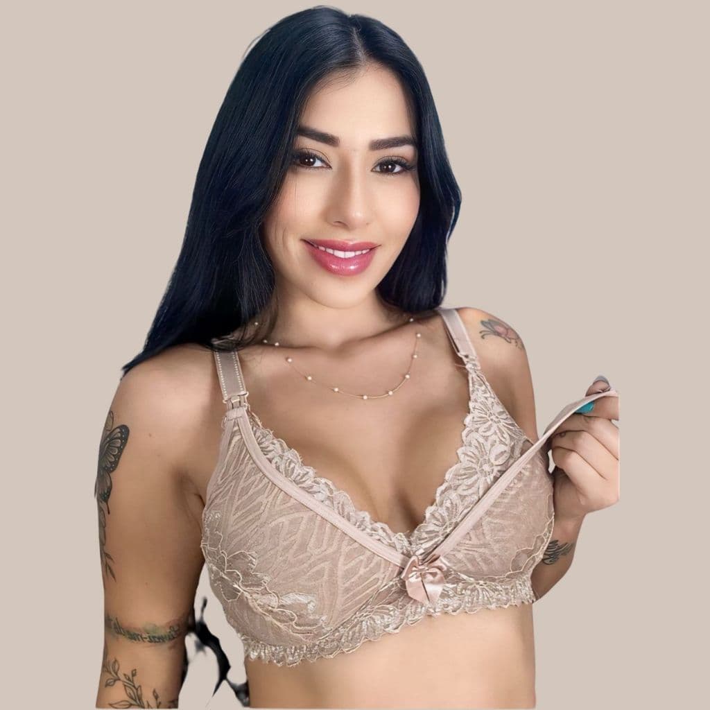 Sutiã de Amamentação em RENDA Reforçado Gestante Pós Parto.