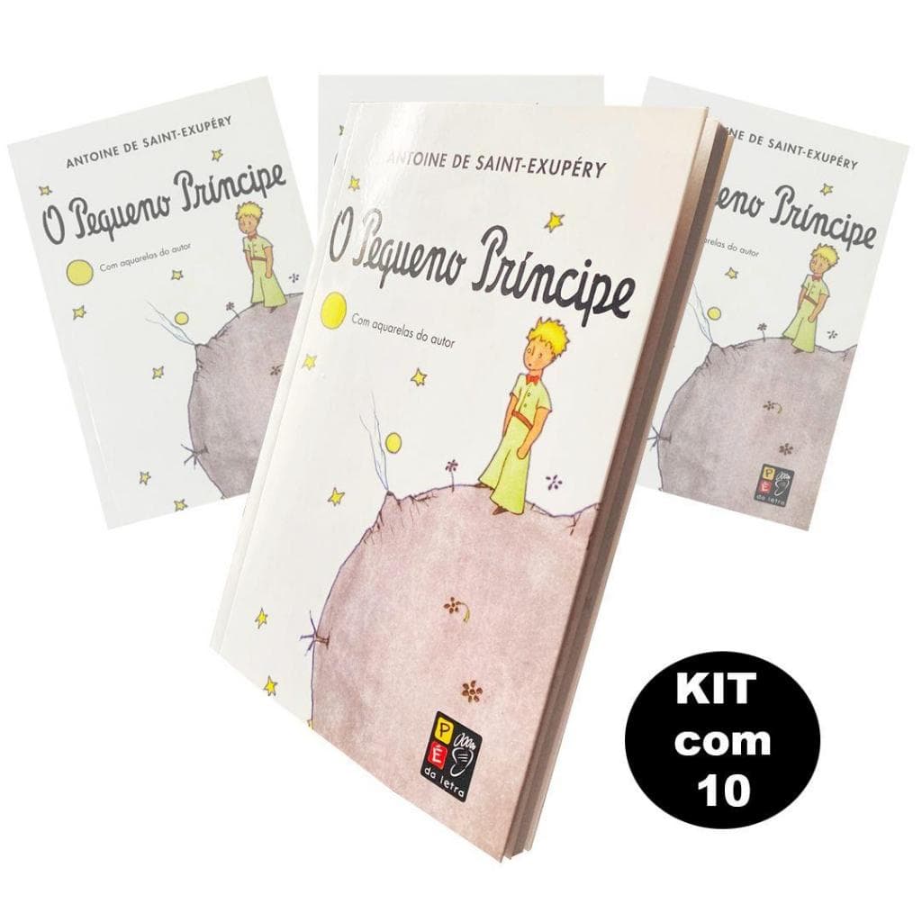 Kit 5/10/20/30 Livros O Pequeno Príncipe Aquarelas Do Autor Atacado