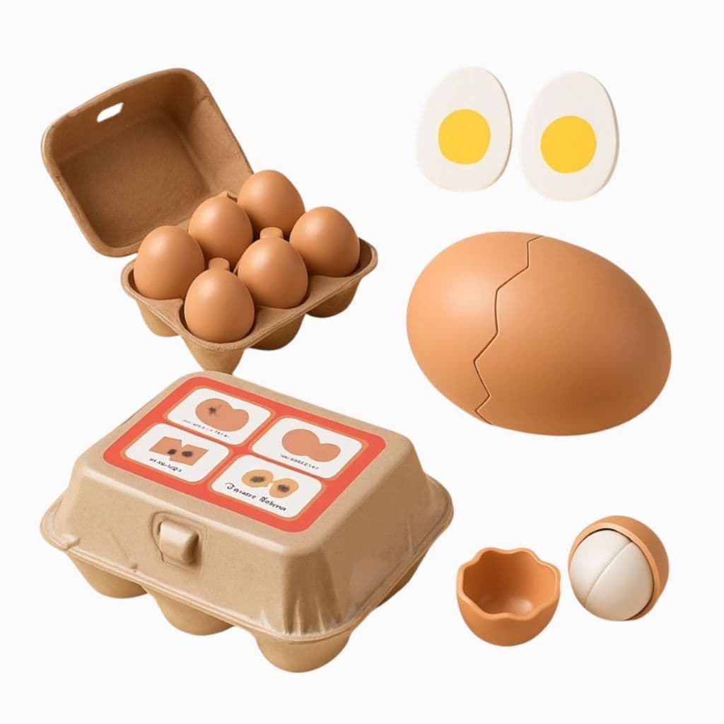 Ovo Faz de Conta Mentirinha Nutricionista Infantil Brinquedo Educativo Igual Real