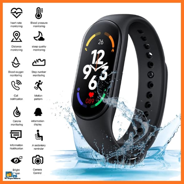 Relógio Smartwatch Smart Band 7 Xiaomi À Prova D'água IP67 Bluetooth 0.4 Para Android E iOS