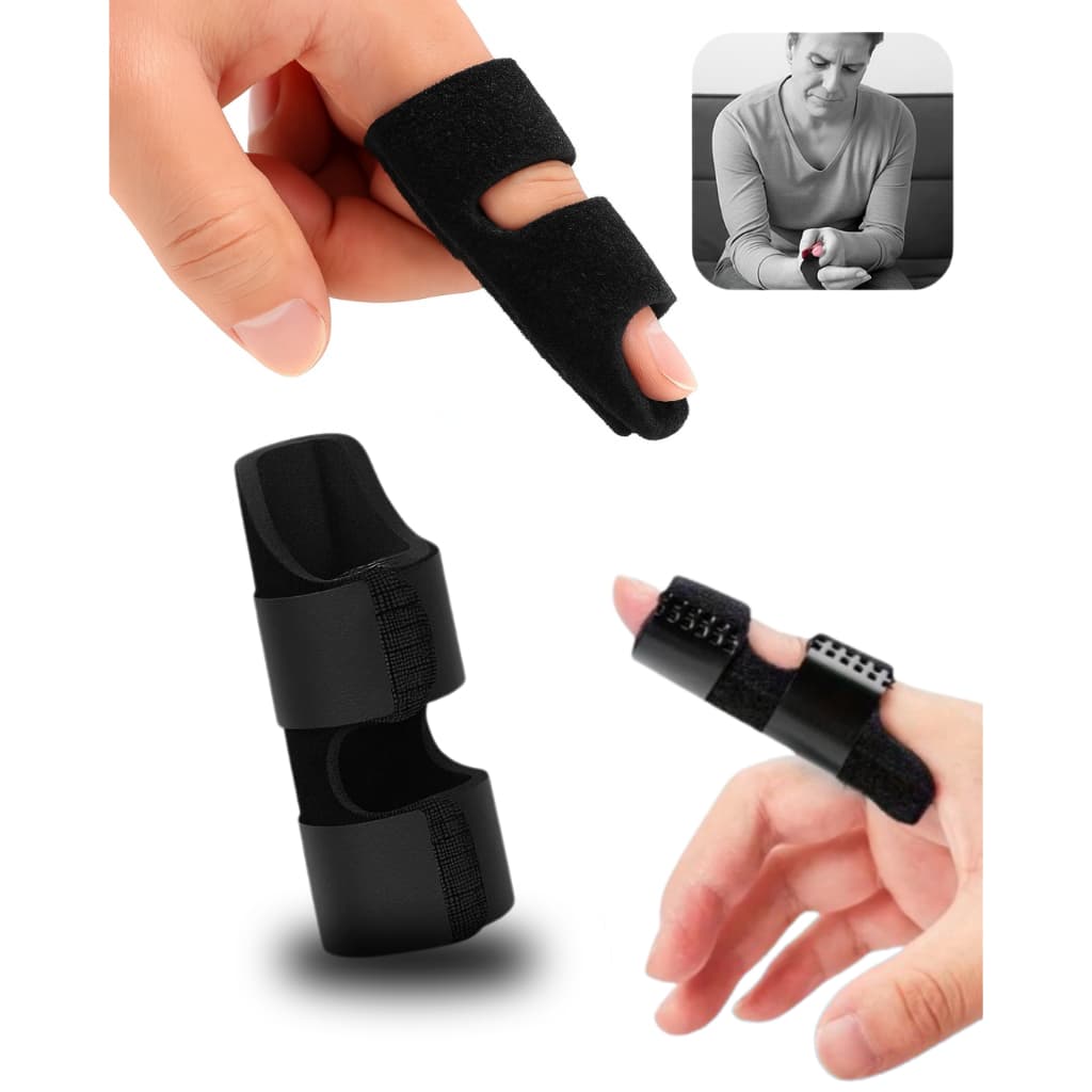 Tala de Dedo Ajustável em Alumínio – Suporte Médico para Recuperação Rápida