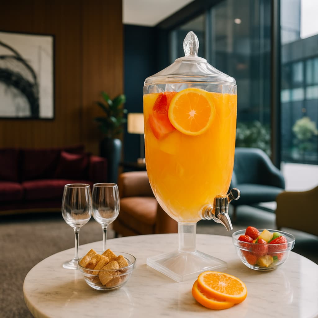 Suqueira Jarra 4,5 L Cristal Diamond Para Sucos, Bebidas, Chás, Água Saborizada