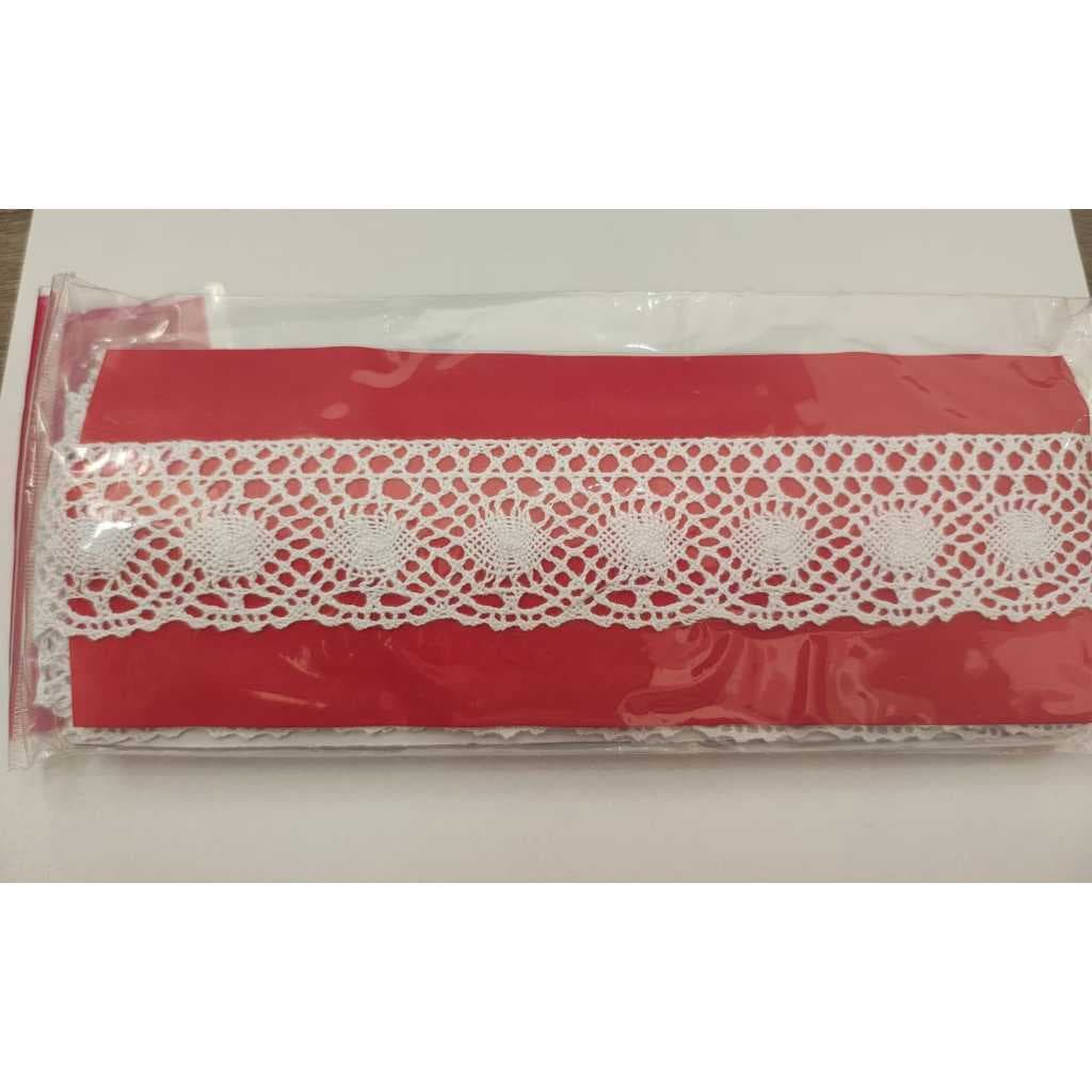 Renda De Algodão - Ra009 - Branco