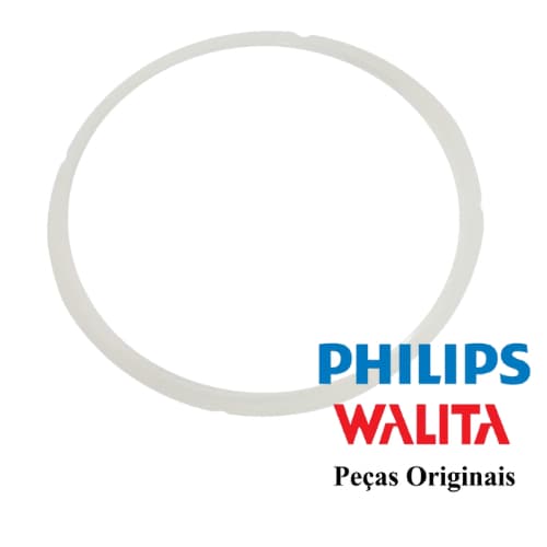 Vedação Panela Pressao Elétrica Philips Walita Original RI3136 RI3103 RI3105 Anel Borracha Silicone