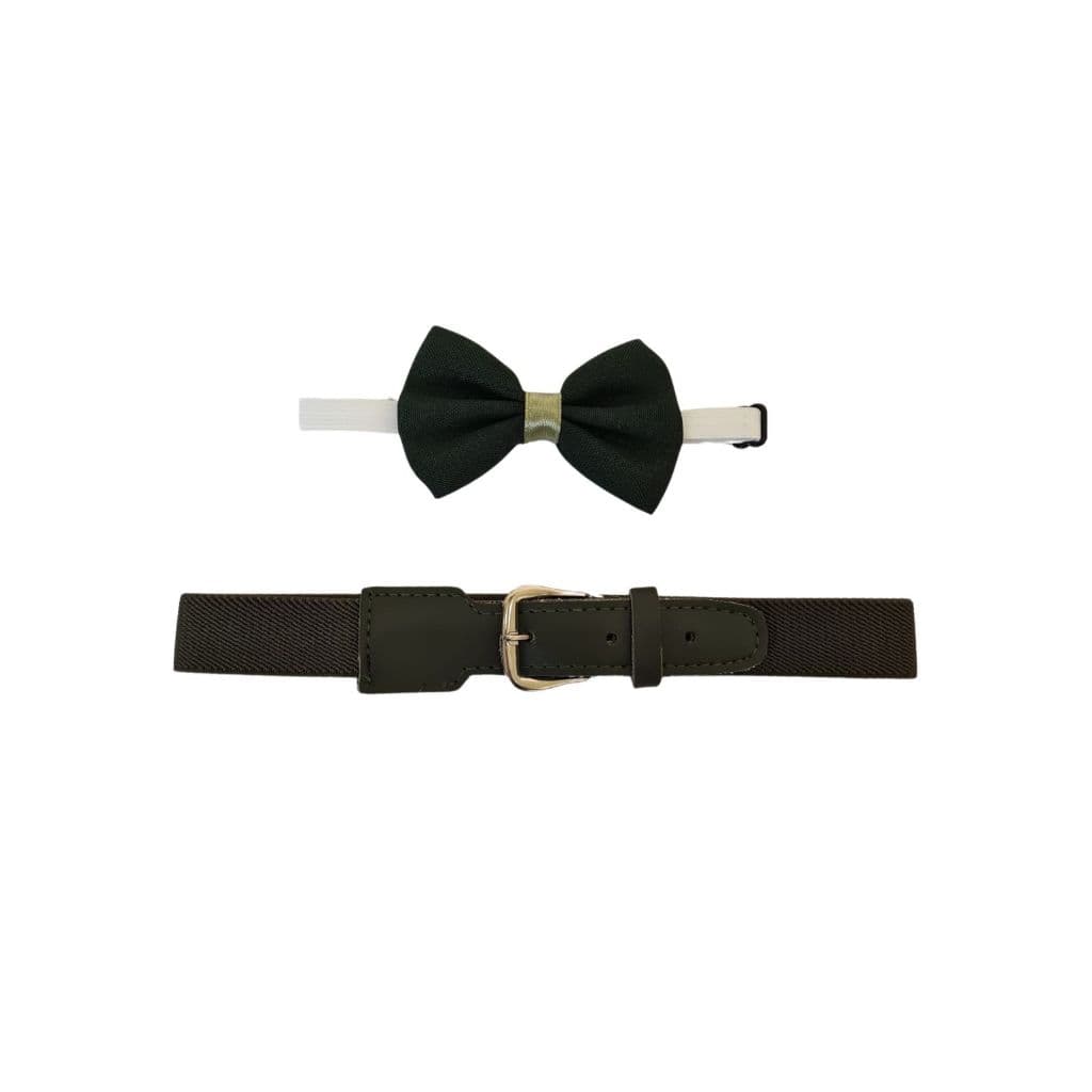 Cinto + Gravata borboleta Elástico Infantil Gravata Borboleta P Ao G menino Batizado Social Eventos