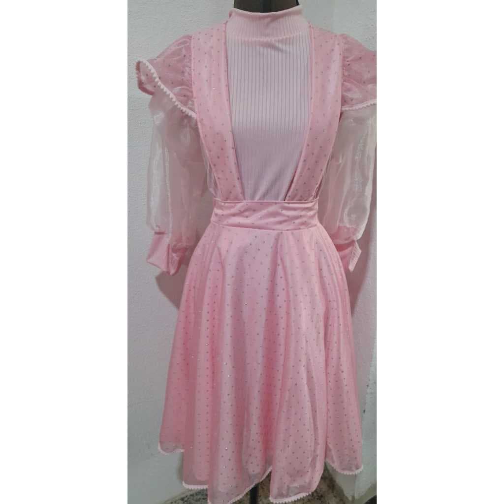 SALOPETE TULE COM BRILHO MINSTRAÇÃO INFANTIL EVANGELICA EBD EBF