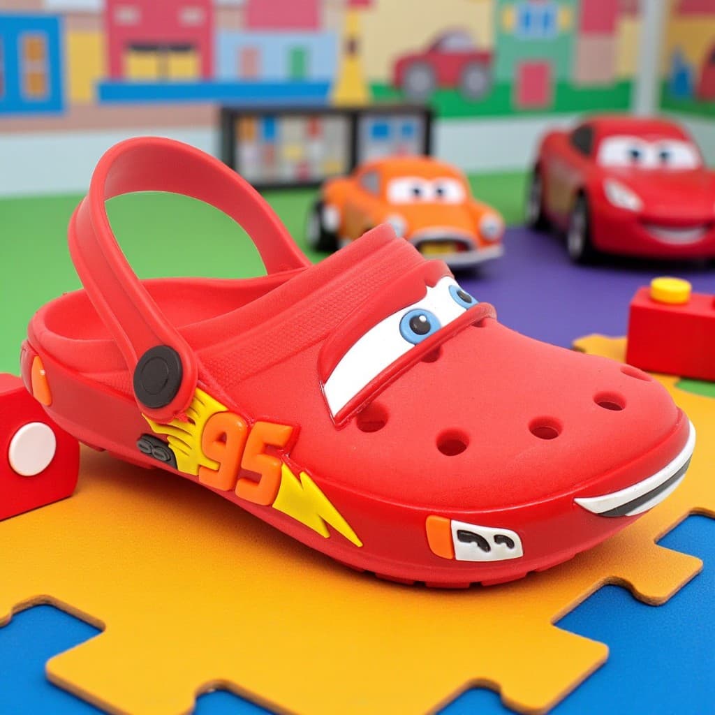 Babuche Masculino Confortável Infantil Carros Promoção Menino Criança Original