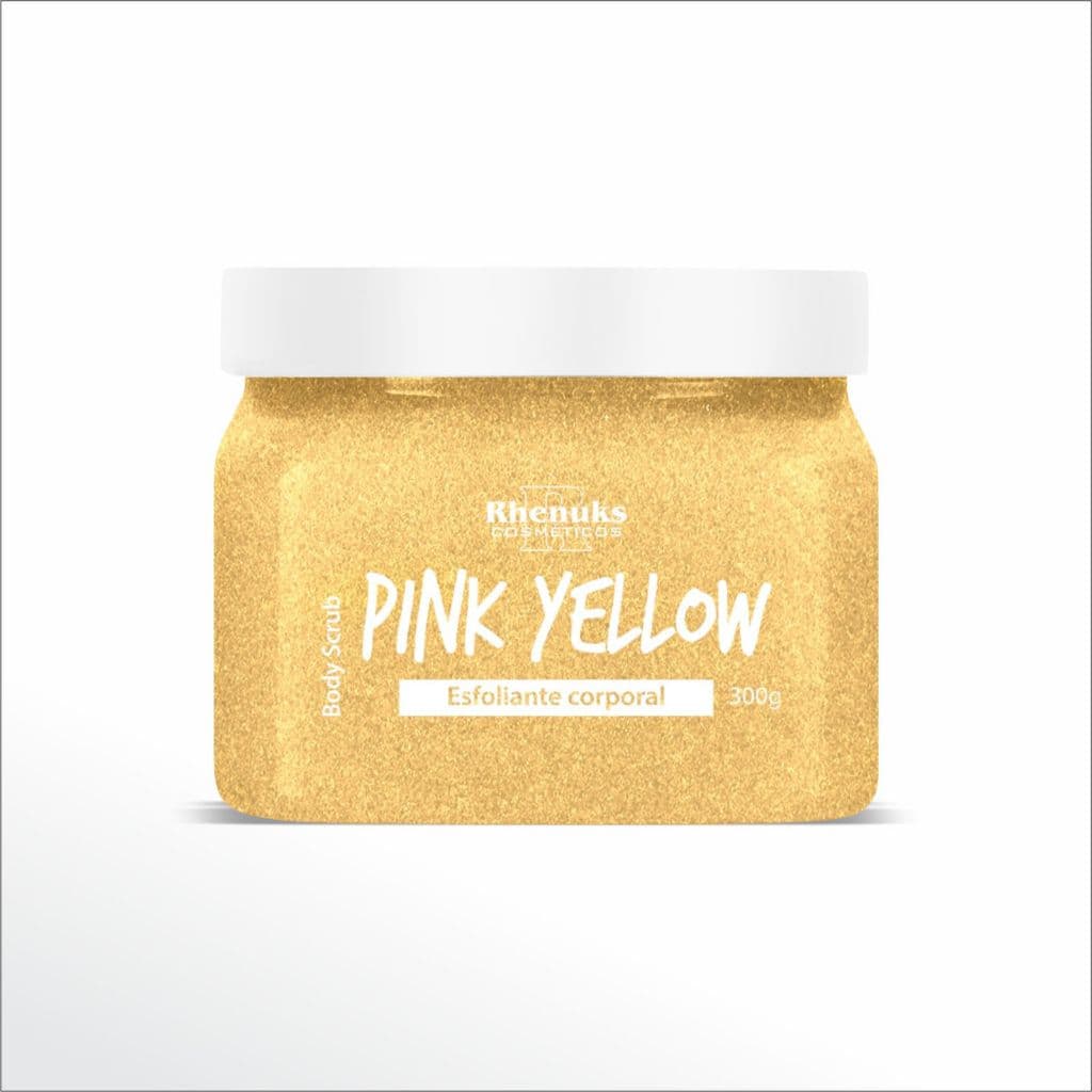 LANÇAMENTO BODY SCRUB PINK YELLOW - ESFOLIANTE CORPORAL RHENUKS