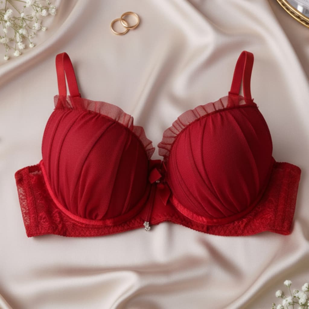 Sutiã Com Bojo Confortável  Lingerie de Luxo Com Aro Sutias Avulso Lingeries De luxo