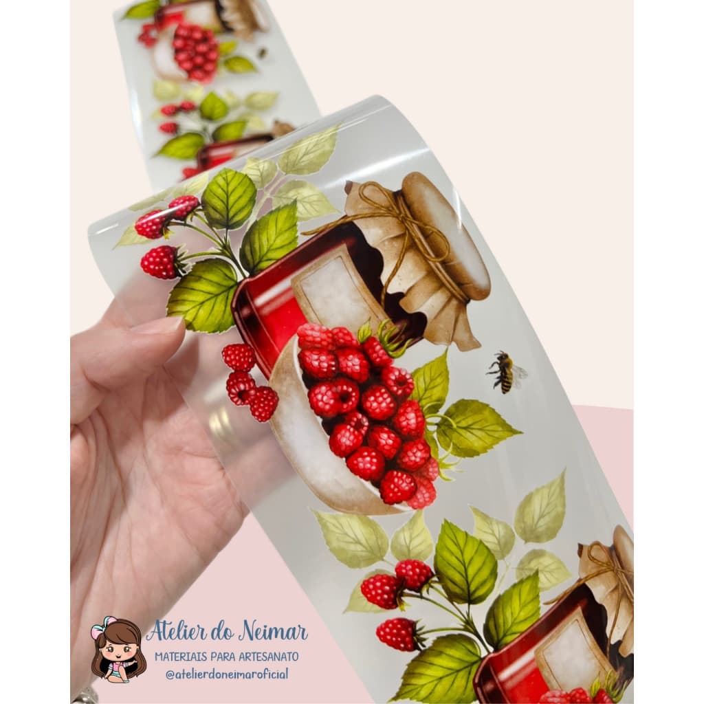 DECALQUE TERMOCOLANTE PARA TECIDO BARRADO 58CM