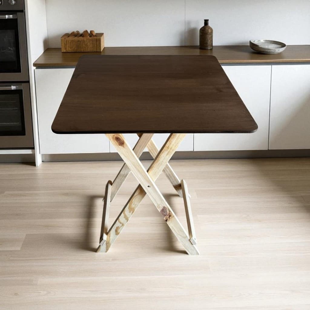 Mesa Dobrável de Pinus | Seu Cantinho Perfeito em Qualquer Lugar!
