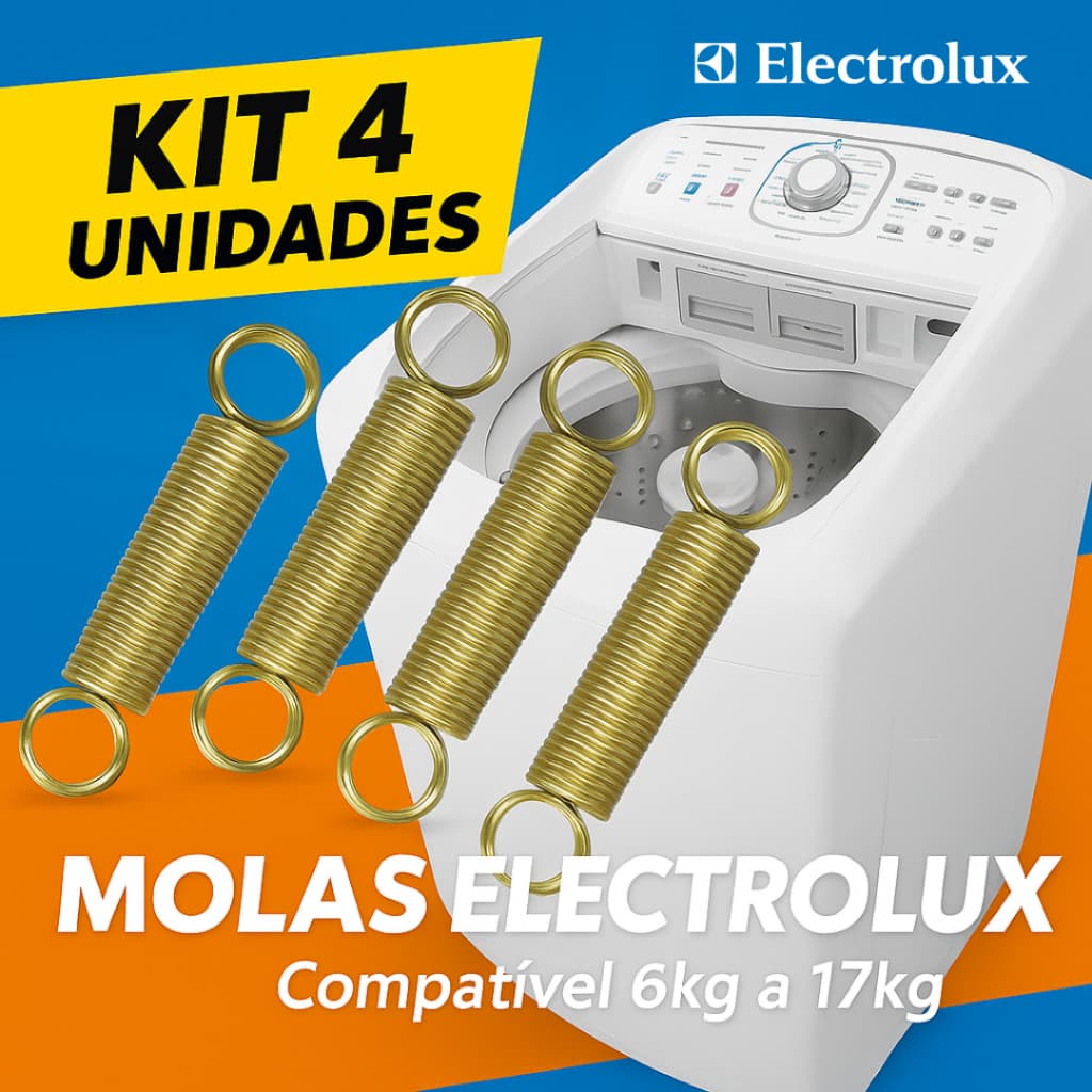 Molinha  Maquina Electrolux 7 a 17 kilos Mola Horizontal Suspensão Tirante