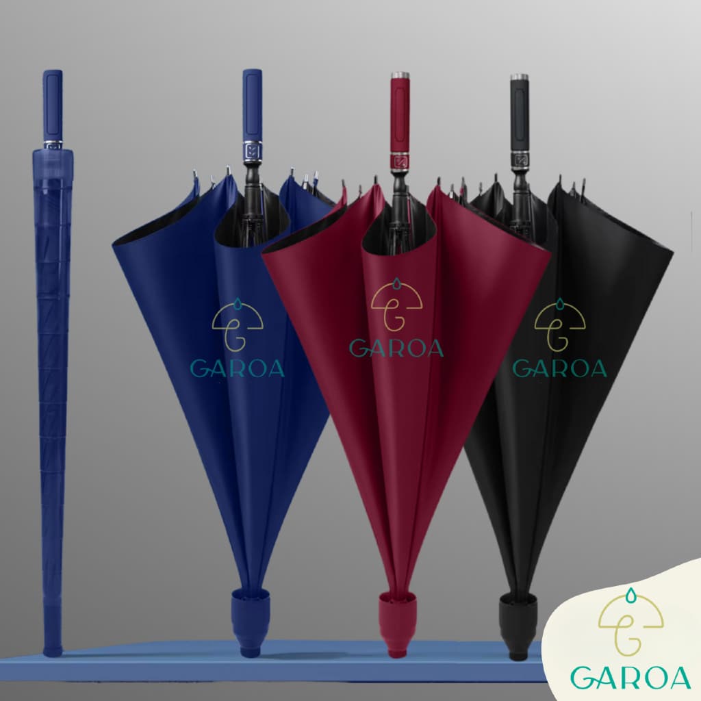 Guarda-Chuva Grande Reforçado Automático – Com Copo Coletor de Água