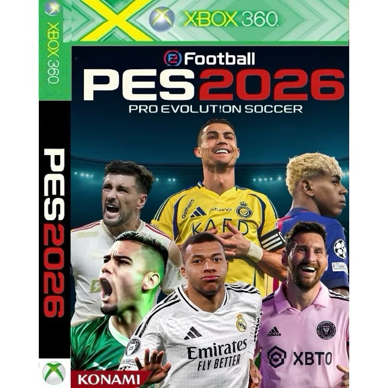 PES 2026 Brazukas XBOX 360 ATUALIZADO