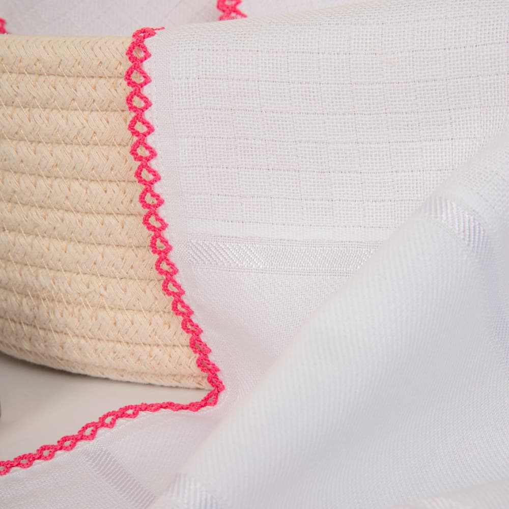 Kit 6 ou 12 Fraldinha de Boca Estrela Crochê Pt Mabber 30cm x 40cm Pintura / Bordado Eletrônico