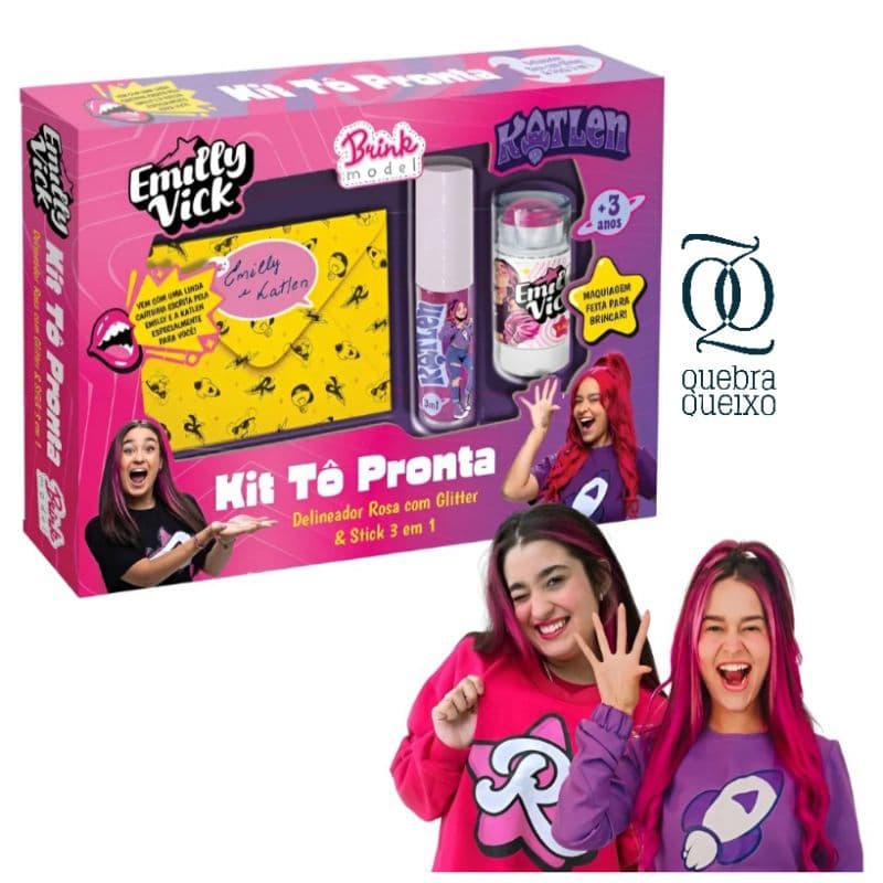 Maquiagem Infantil Tô Pronta dos Rosas Emilly Vick e Katlen