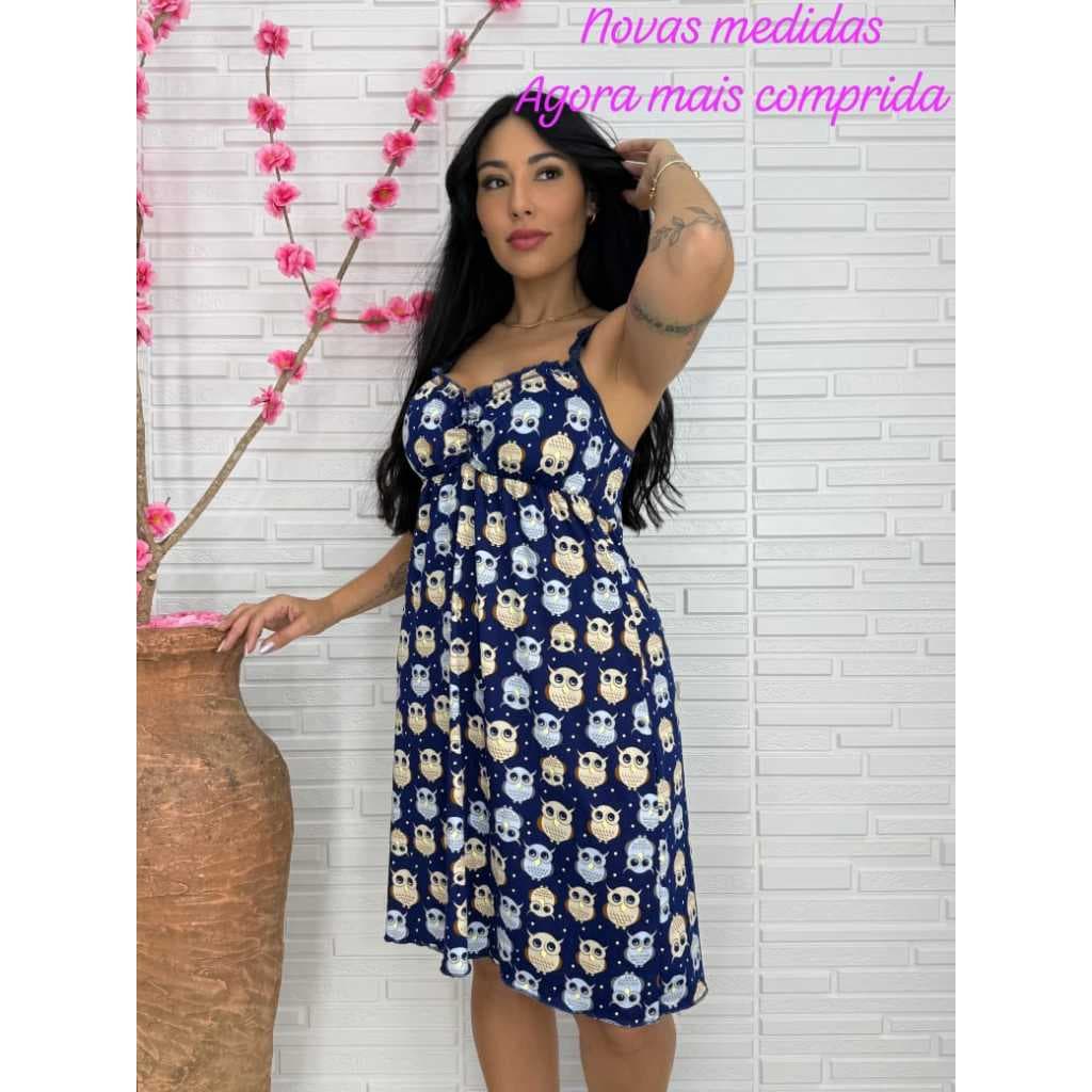 Camisola de Amamentação Pós Parto Gestantes