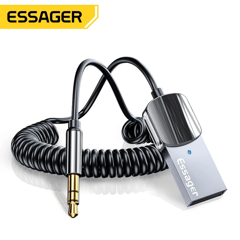 Receptor Sem Fio Bluetooth Essager usb para 3.5mm