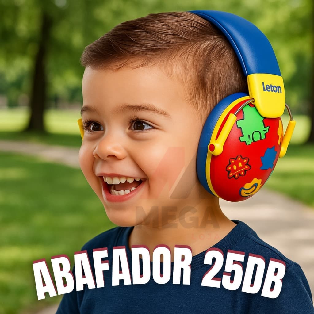 Fone abafador de som ruido para autista hipersensibilidade infantil TEA TOD TDAH Menino Menina Ajustavel barulho criança