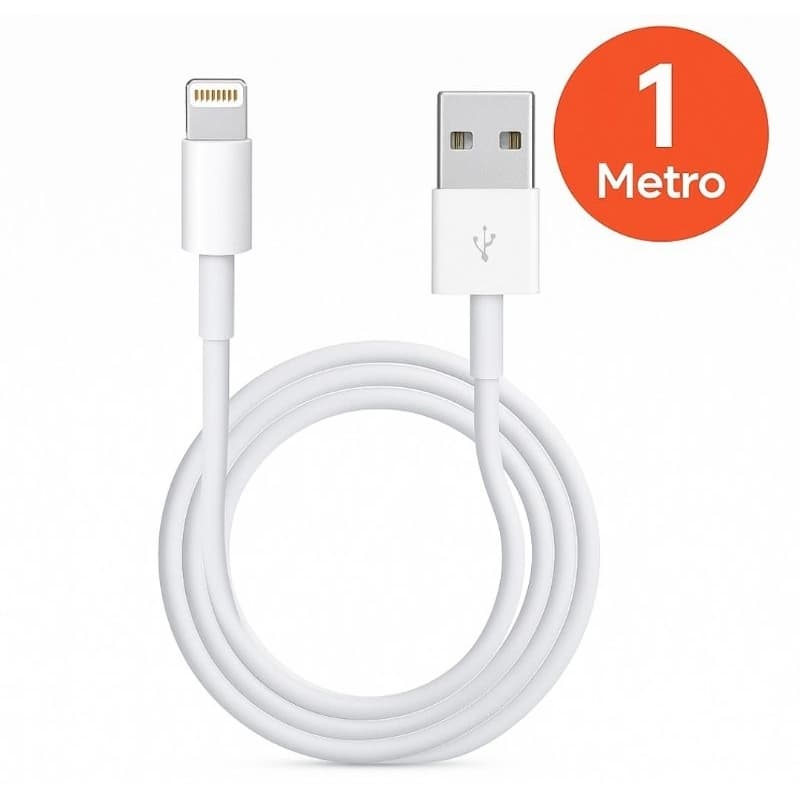 Cabo Iphone Original Lightning 1 Metro Carregamento Rápido modelos IOS 5 ao 14