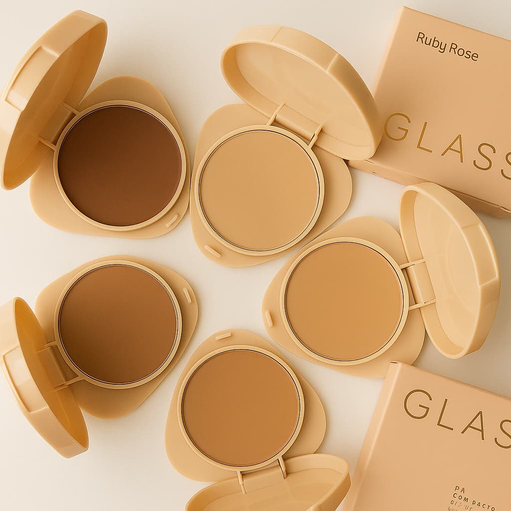 Pó Compacto Aveludado GLASS BY RUBY ROSE