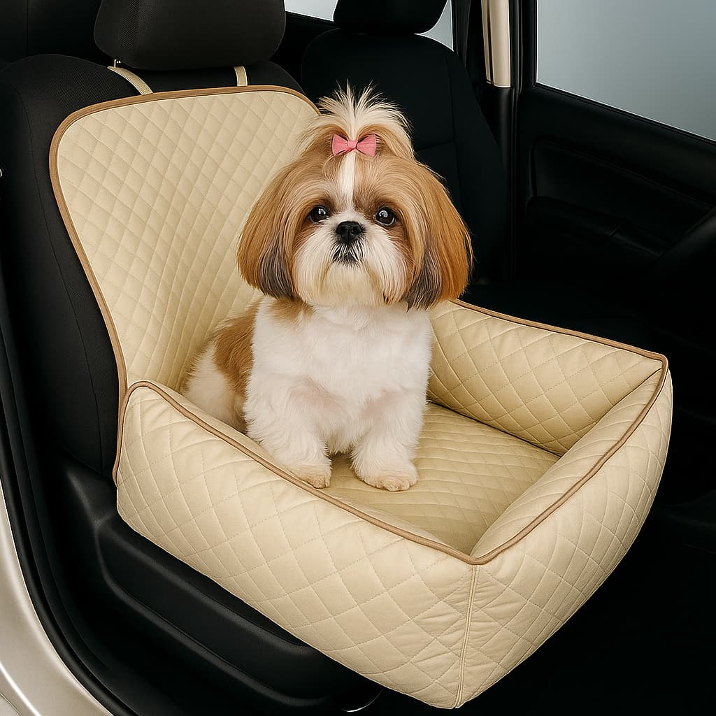 Assento Protetor Pet Banco Dianteiro de Carro Modelo Caminha Impermeável para Cachorro