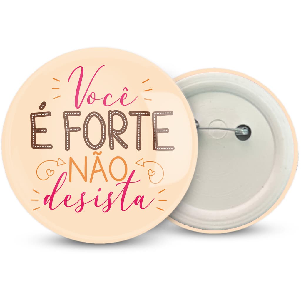Botons Button Bottons Broche Personalizado  kit com 50 Unidades Tamanho 3,5cm