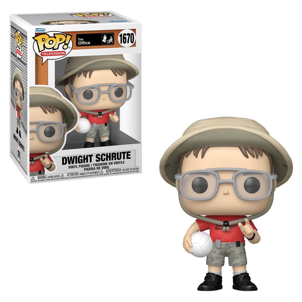 FUNKO POP DWIGTH SCHRUTE 1670 THE OFFICE NOVO ORIGINAL