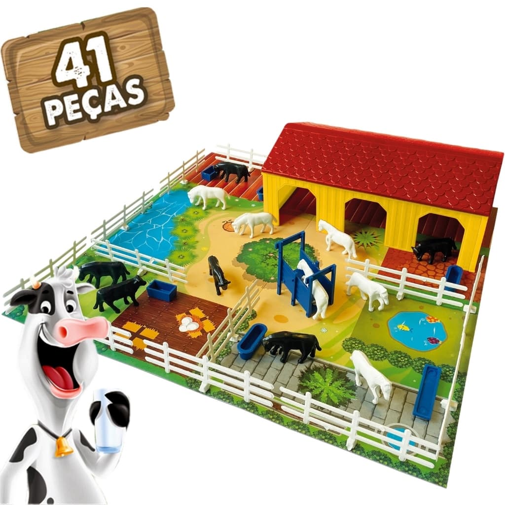 Minha Fazenda De Montar 41 Peças Animais - Nig Brinquedos