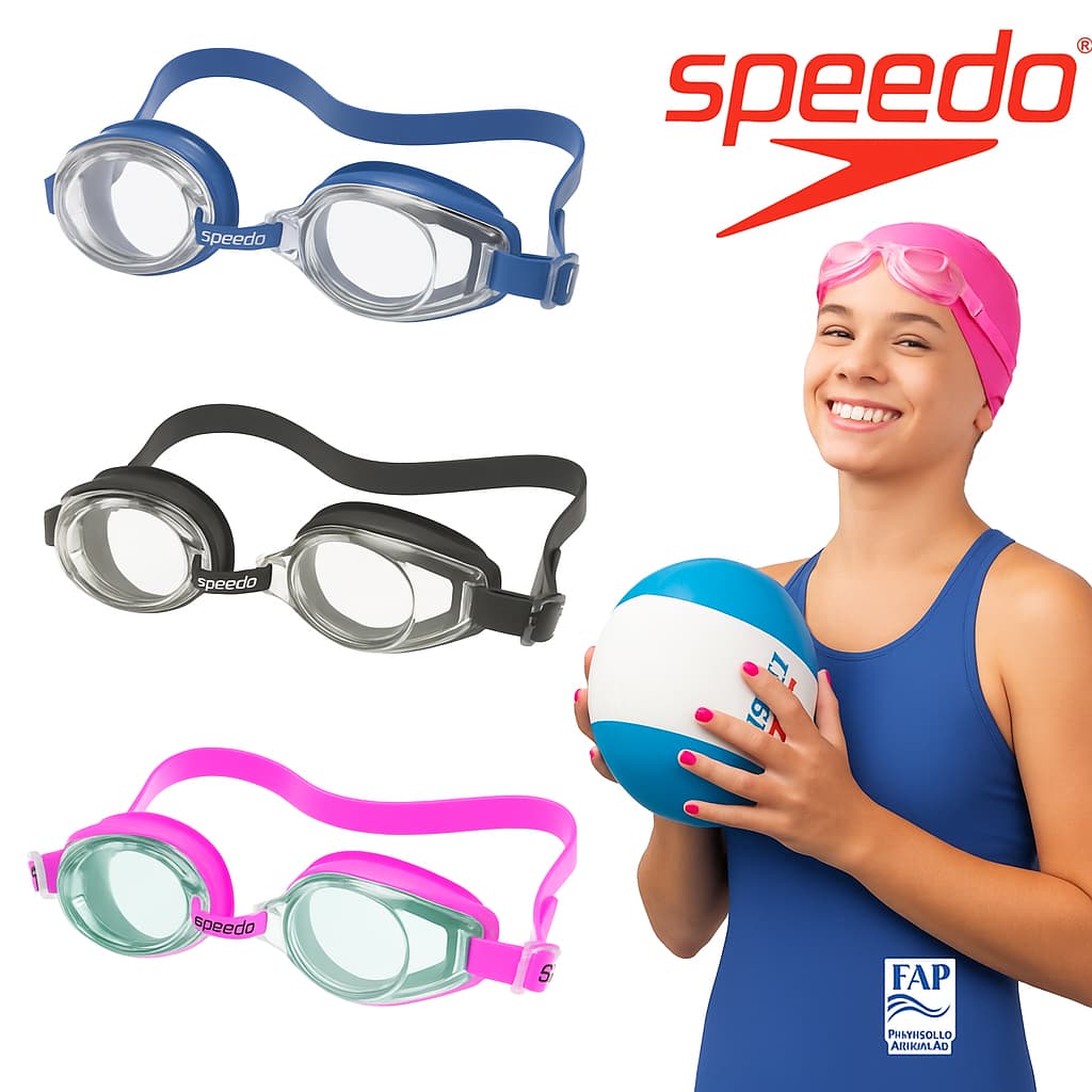 Óculos de Natação Speedo Classic Starters Adulto e Infantil 8 anos