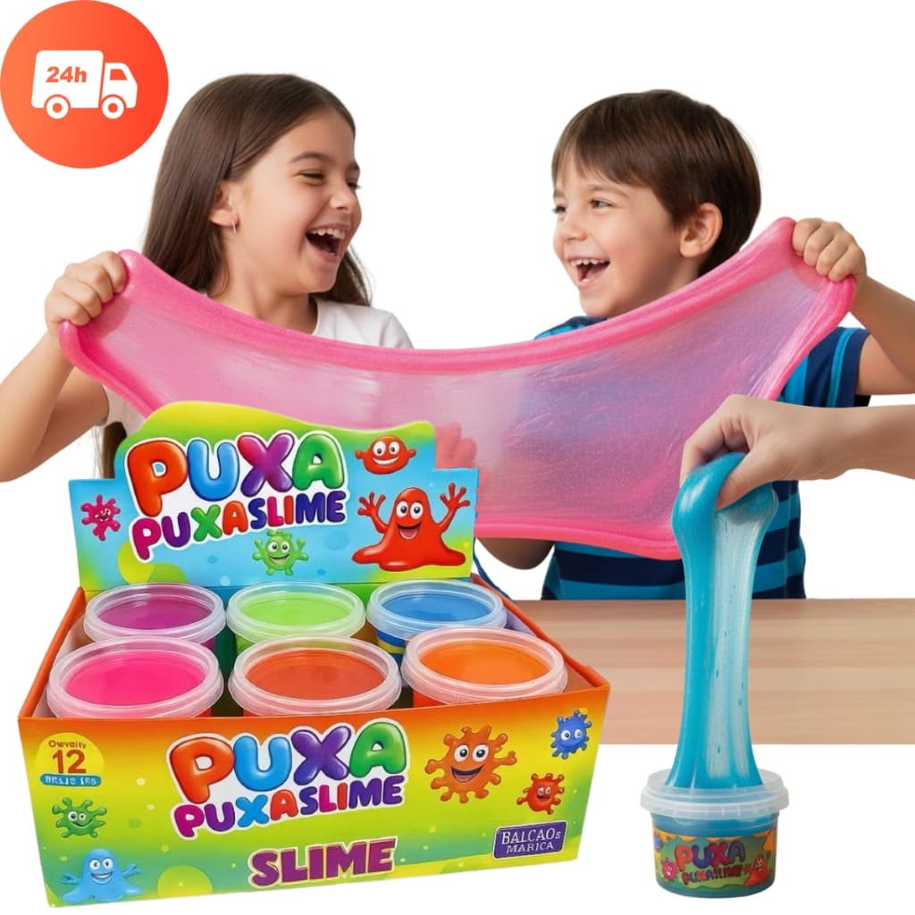 SLIME 125G - 2 CAIXAS TOTAL DE 24 UNIDADES