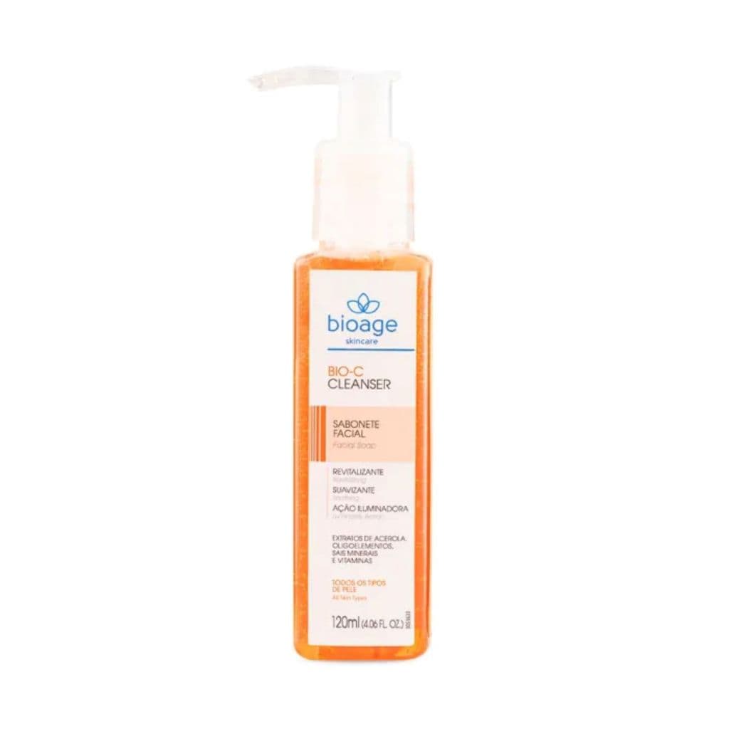 Sabonete Facial com Vitamina C Bio-C Cleanser - 120ml Bioage