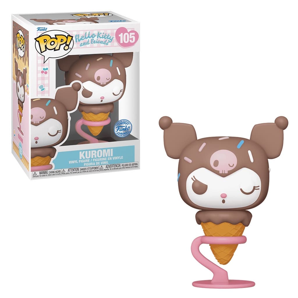 FUNKO POP KUROMI ICE CREAM CONE EX 105 NOVO ORIGINAL